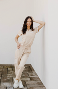 Sand Aztec Jogger Pants