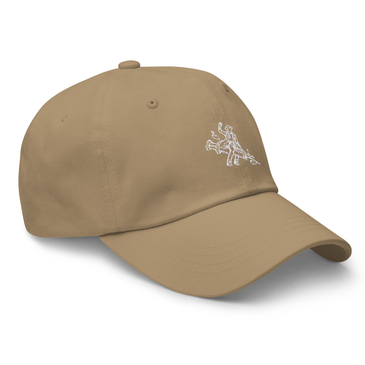 TWNM- Embroidered Dad Hat White Logo