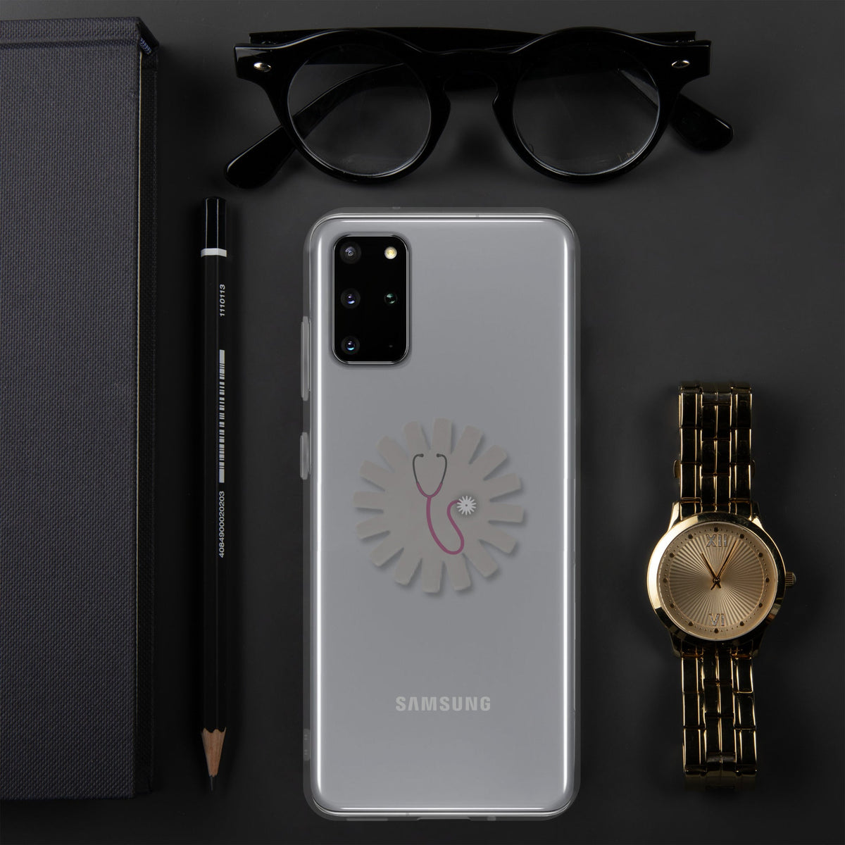 Spurrin' Scrubs- Clear Case for Samsung®