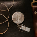 Alphabet Letters without Stone Badge Reel