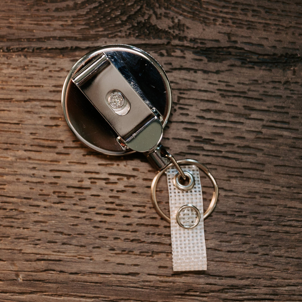 Alphabet Letters with Stone Badge Reel