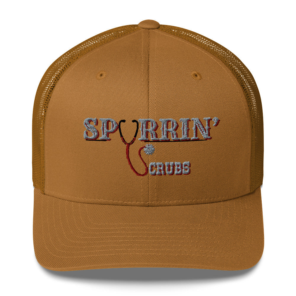 Spurrin' Scrubs- Trucker Cap