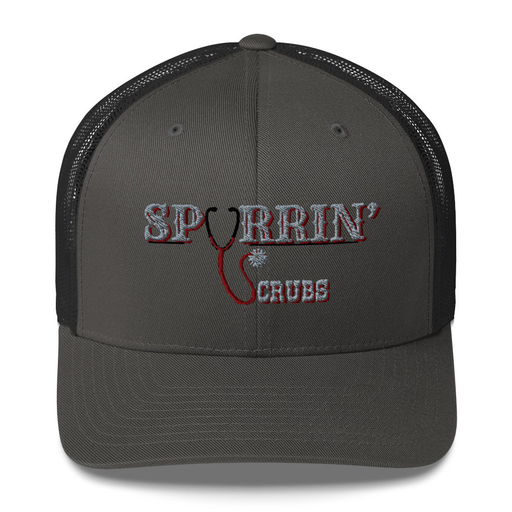Spurrin' Scrubs- Trucker Cap