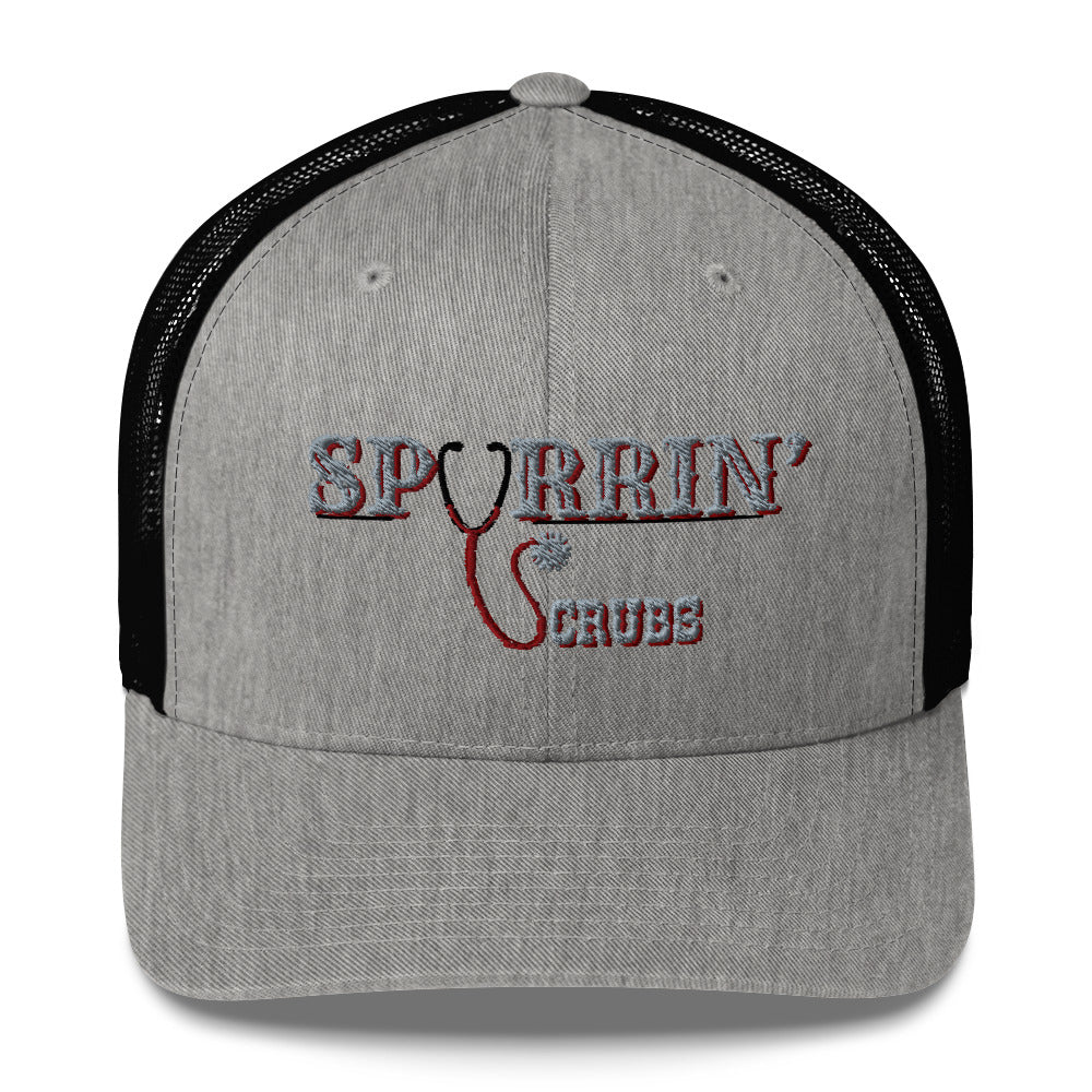 Spurrin' Scrubs- Trucker Cap