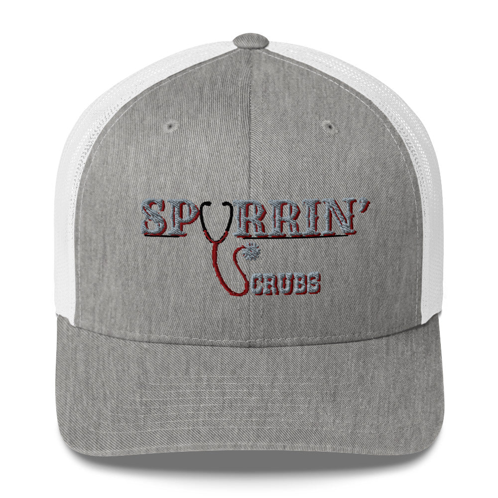 Spurrin' Scrubs- Trucker Cap