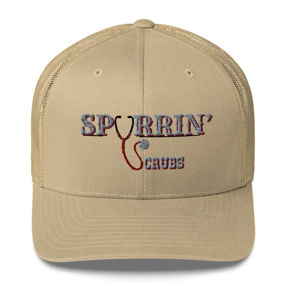 Spurrin' Scrubs- Trucker Cap