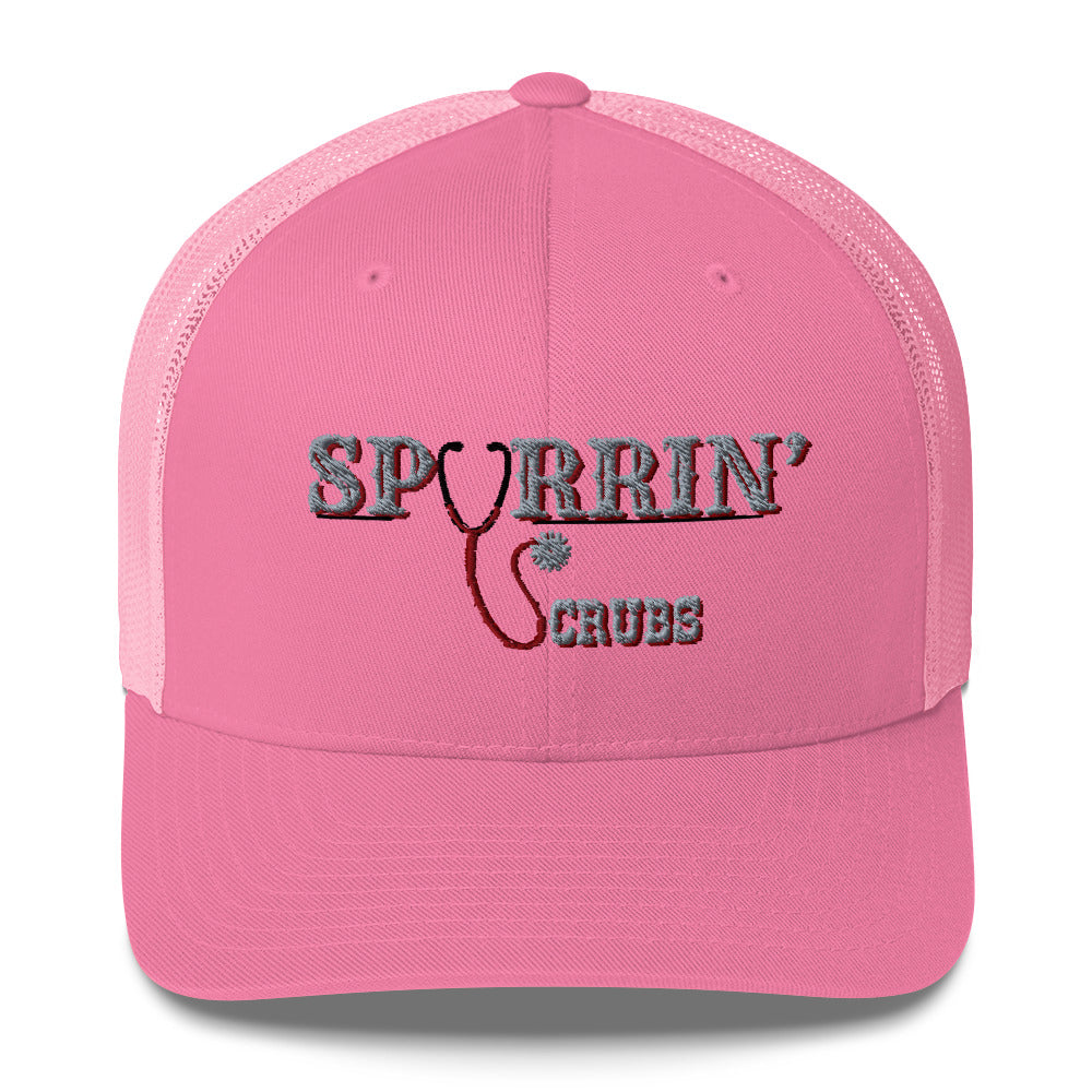 Spurrin' Scrubs- Trucker Cap