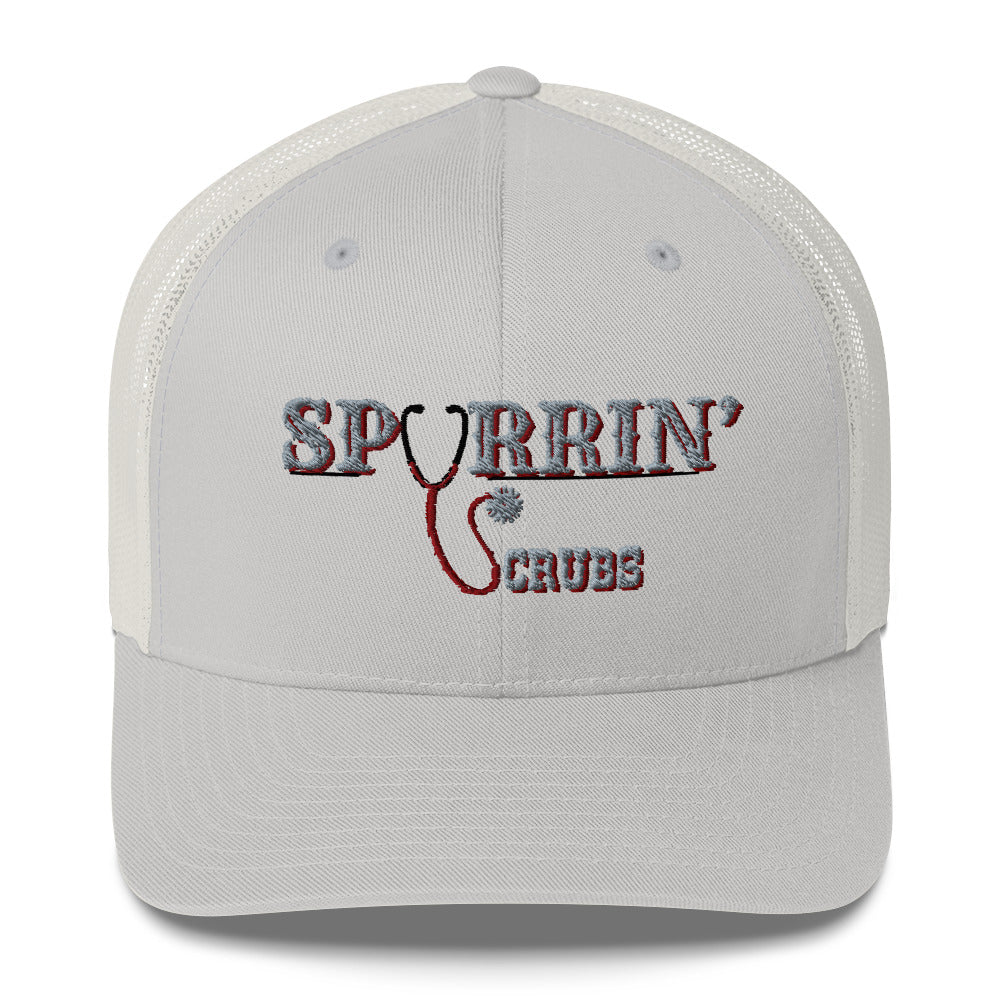 Spurrin' Scrubs- Trucker Cap
