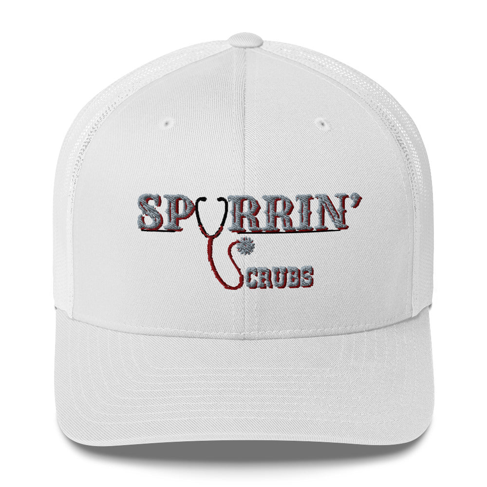 Spurrin' Scrubs- Trucker Cap