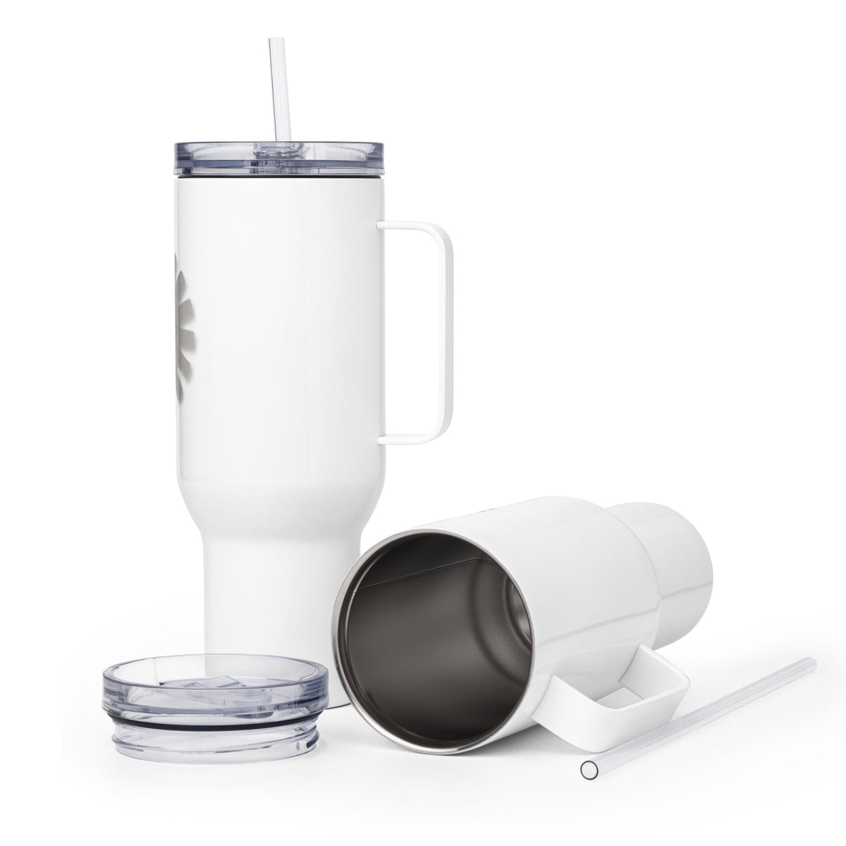Spurrin' Scrubs- Travel mug with a handle