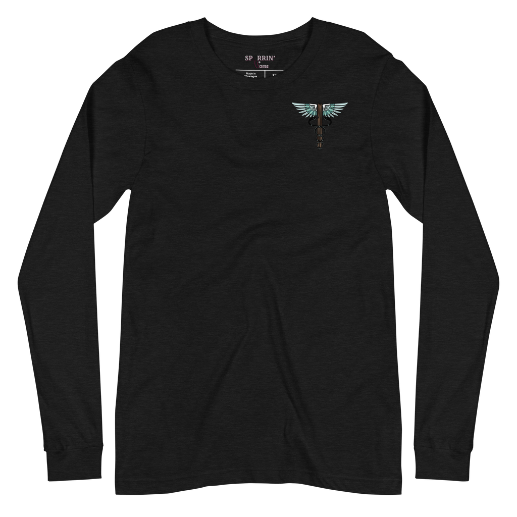 Support Your Local- Unisex Long Sleeve Tee Dark Colors