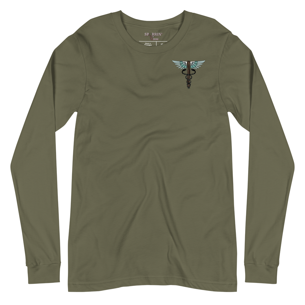 Support Your Local- Unisex Long Sleeve Tee Dark Colors