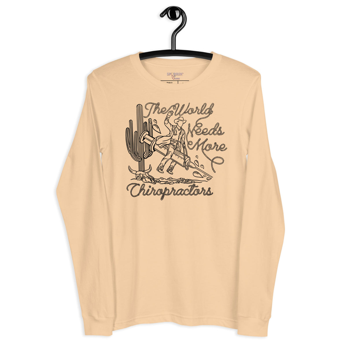 TWNM- Chiropractors Unisex Long Sleeve Tee Light Colors