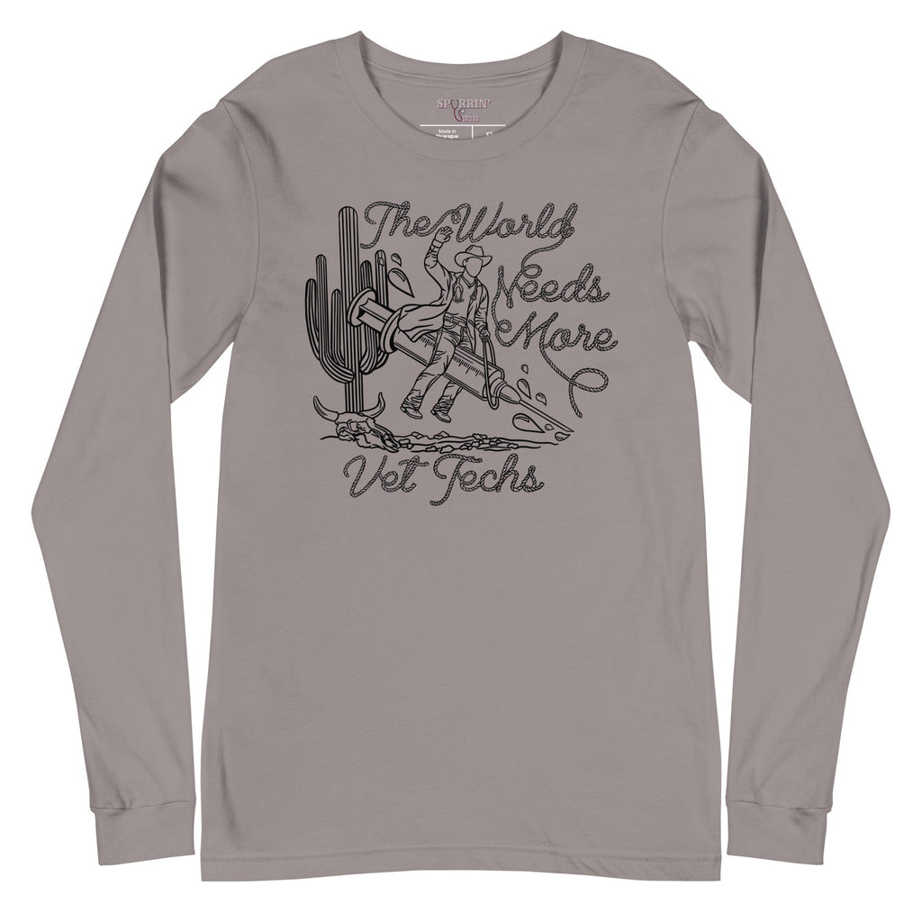 TWNM- Vet Techs Unisex Long Sleeve Tee Light Colors
