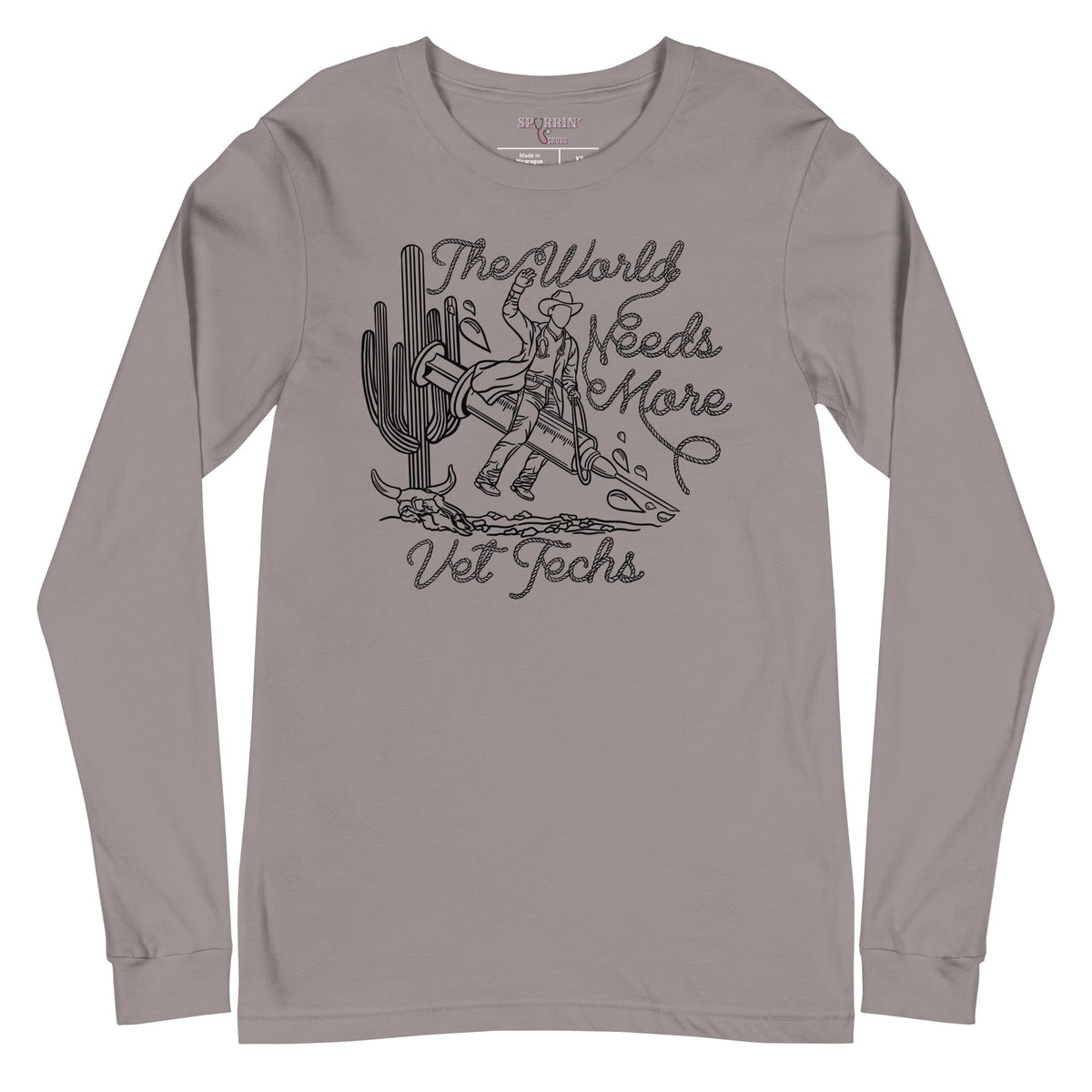 TWNM- Vet Techs Unisex Long Sleeve Tee Light Colors
