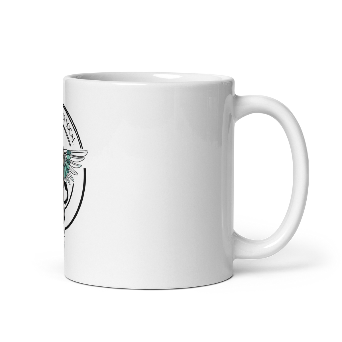 Support Your Local- White Glossy Mug