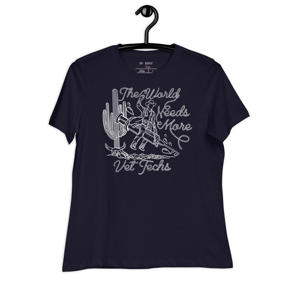 TWNM- Vet Techs Women's Relaxed T-Shirt Dark Colors